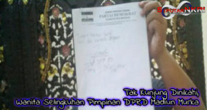 Tak Kunjung Dinikahi, Wanita Selingkuhan Pimpinan DPRD Madiun Murka