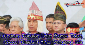Kenakan Pakaian Adat Batak Toba, Jokowi Disebut Mirip Penyanyi Sia