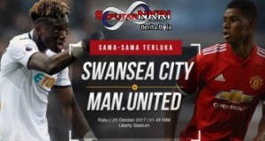 Prediksi Bola Swansea City vs Manchester United 25 Oktober 2017