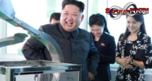 Kim Jong Un Bawa Istri Kunjungi Pabrik Kosmetik